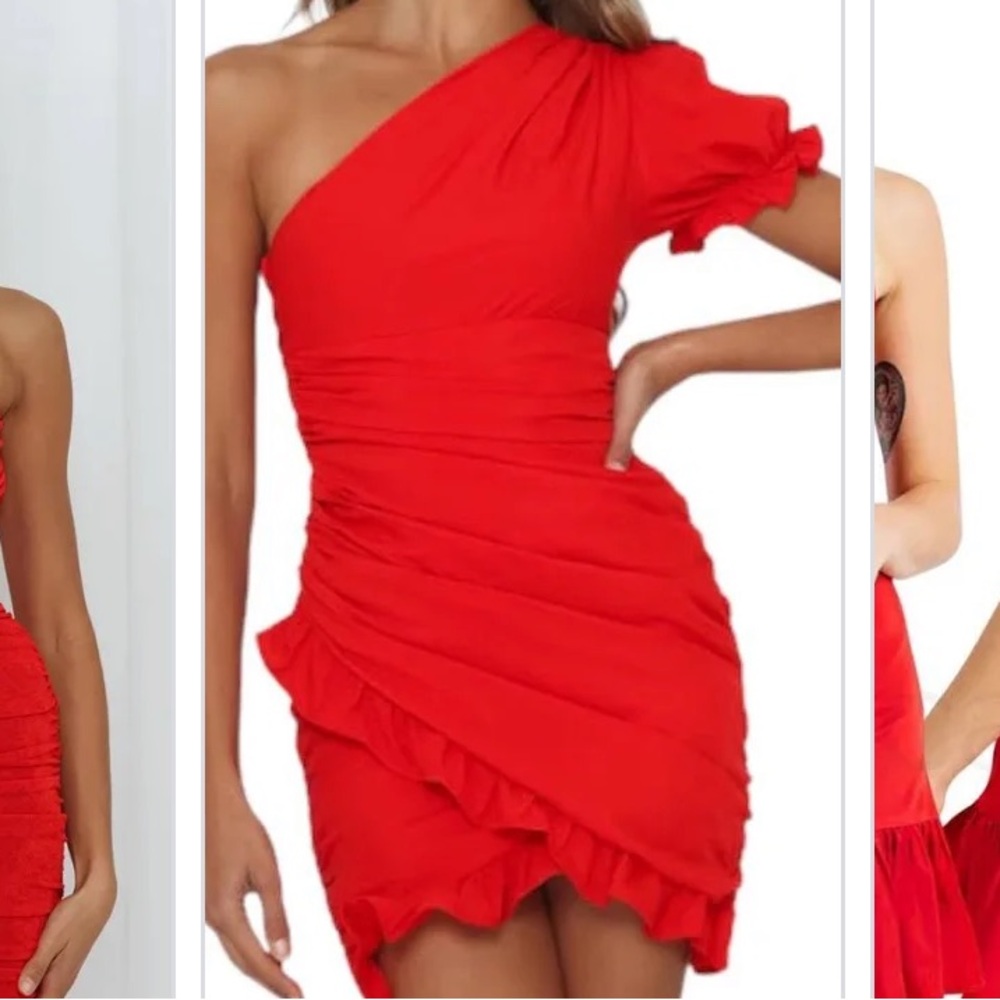 Unworn Hello Molly Mini Ruched Dress